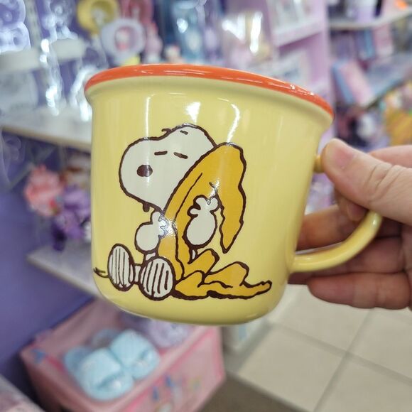 Brand New Peanuts Snoopy Yellow Ceramic Cup - Picture 2 of 10